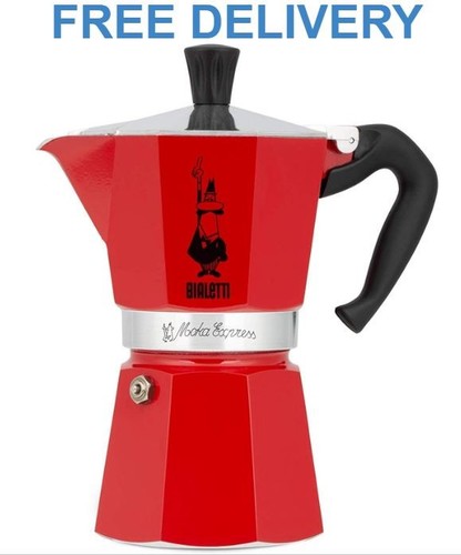 Bialetti moka aluminium red - bialetti,