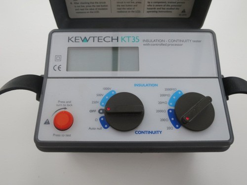 Kewtech kt35 insulation and - kewtech,