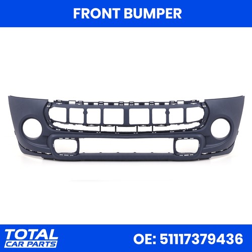 Primed front bumper - primed, oe
