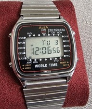 Vintage Seiko Alba World Time