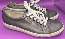 ECCO SOFT 7 GRAY LEATHER