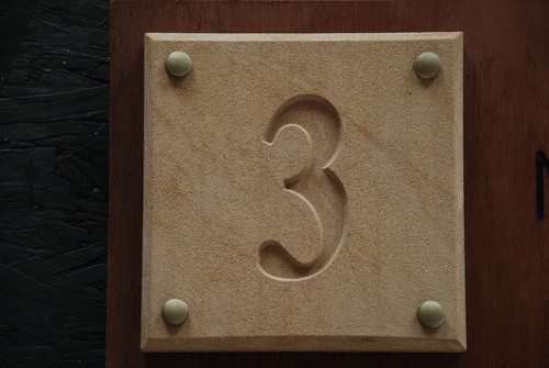 Sandstone house door - sandstone,