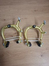 Retro Bicycle Parts NOS Weinmann 1020 Gold Brake Caliper Set BMX