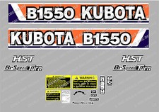 KUBOTA  B1550 HST COMPACT TRACTOR DECAL STICKER