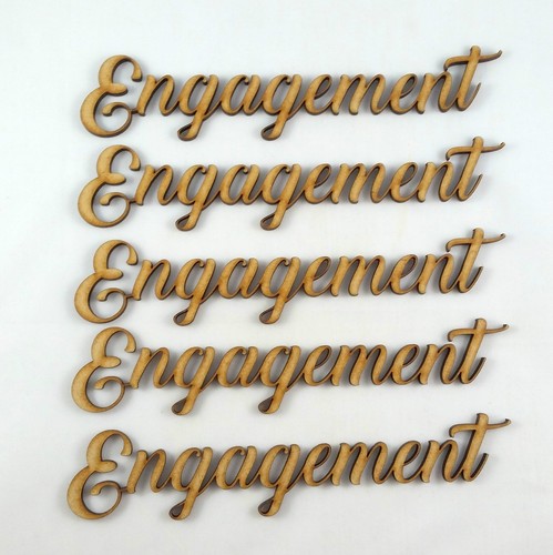 Engagement word cutout - cutout, pack