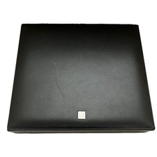 Dunhill of London Black Leather Travel Desktop Cigar Humidor & Humidor System