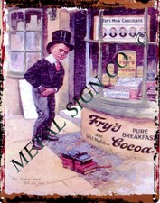 FRYS CHOCOLATE COCOA  METAL