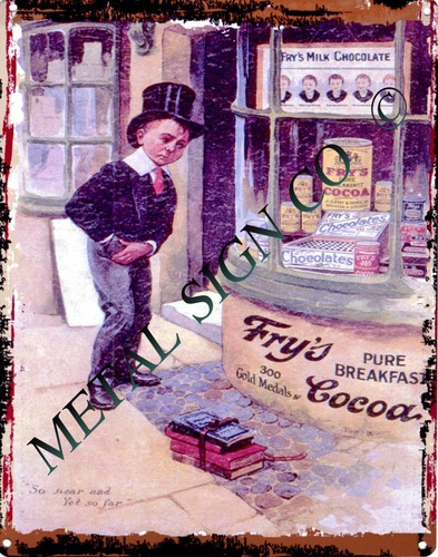Frys chocolate cocoa metal - frys,