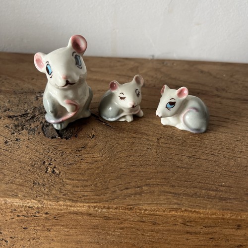 Wade ceramic mouse - family, set