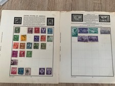 Vintage american stamps - american, stamps.