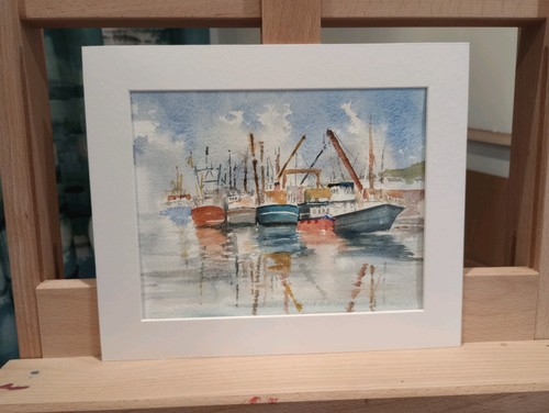 Original watercolour newlyn - original, watercolour.