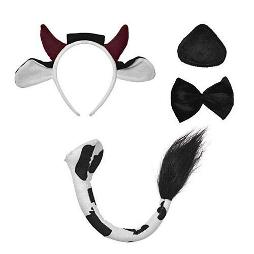 Cow dress costume - up, accessory