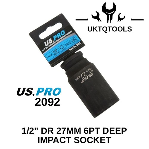 Pro 27mm drive 6 - pro, 1/2"