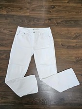 Levi's Womens White Jeans 505