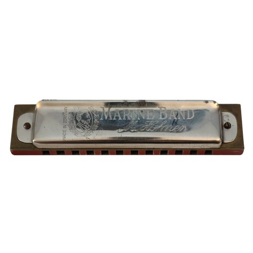 Vintage marine band harmonica - marine,