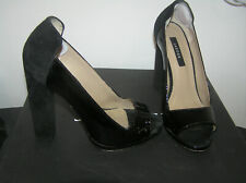 JAEGER METALLIC BLACK SUEDE &