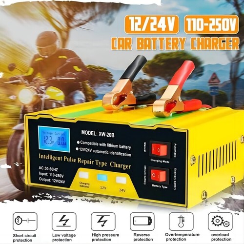Car battery charger - car,