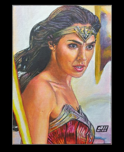 Wonder woman original painted - wonder,