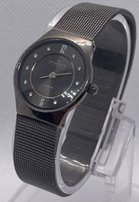 Ladies Skagen Titanium Watch 233XSTTM. New Battery Fitted.