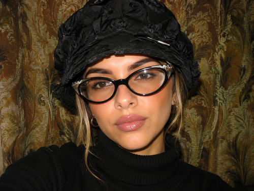 Cat eye frame collectable - cat,