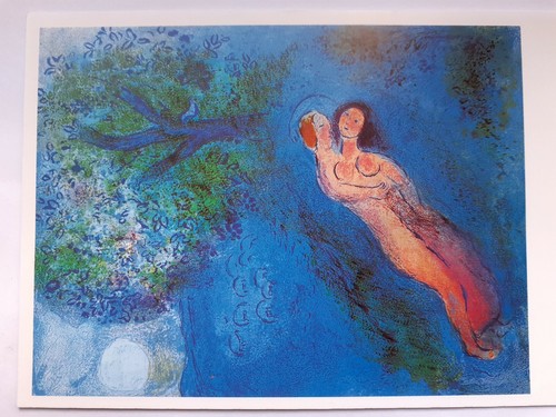 Art postcard marc chagall - postcard, chagall"