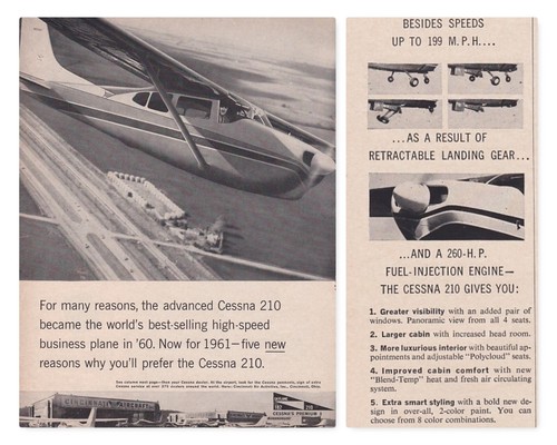 1961 cessna 210 centurion - 1961,