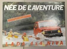 Lada Niva 1600 4x4 Leaflet / Brochure 1988