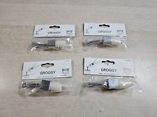 4x Ikea Groggy Pourer Slow Flow Liquor Spirit Bottle Bar Pour Cocktail Drink