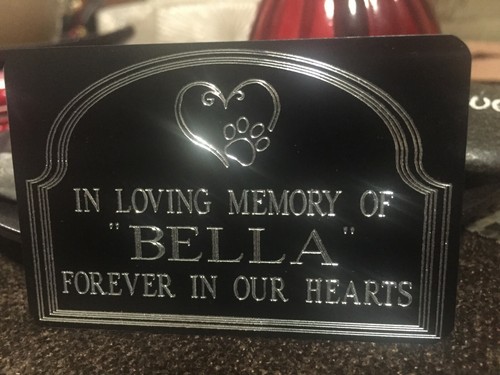 Custom engraved pet - 2"x,