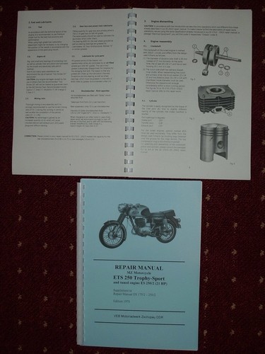 Repair manual - , mz