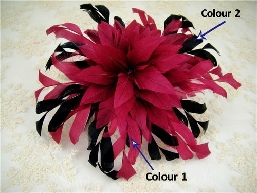 Elegant fluffy feather flower - elegant,