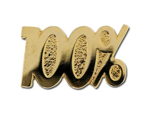 Golden metal 100 lapel - a,
