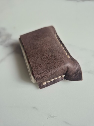 Genuine leather zippo lighter - leather,