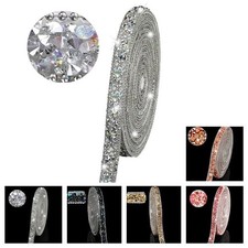 Self-Adhesive Crystal Rhinestone Ribbon Resin Diamond Ribbon Glitter Rhinestone