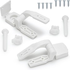 White Plastic Toilet Seat
