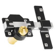 50/70mm Double Long Throw Gate Lock with 5 Keys for Garden Gate Locking