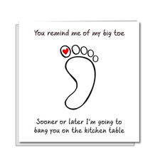 Funny Naughty Card Girlfriend