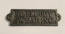 Vintage No Bloody Swearing