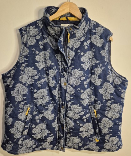Denim floral print blue - floral,