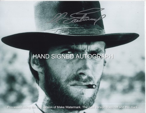 Clint eastwood autographed - clint,