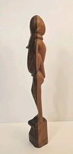 Vintage Carved Wooden Stylized