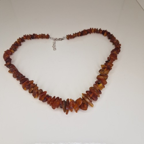 Baltic amber necklace natural - amber,