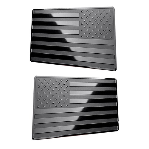 2pcs car truck metal usa - truck, flag