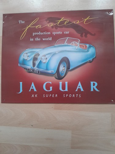 Jaguar super sports - jaguar, plaque