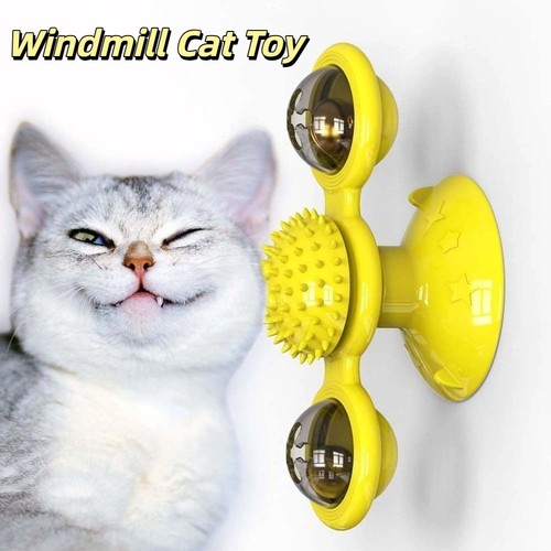 Windmill cat toy interactive - cat,
