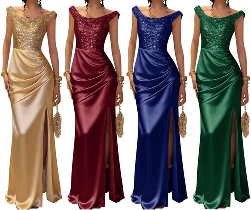 New sparkly sequin satin - sequin, prom
