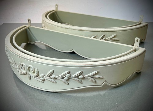 Pair french bed canopies - bed,