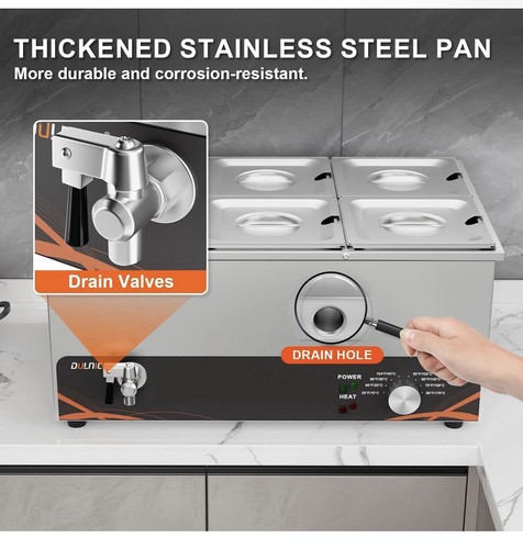 Bain marie electric stainless - marie,