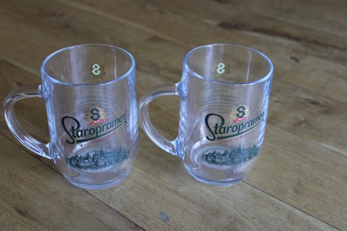 Staropramen beer pint - 2, x