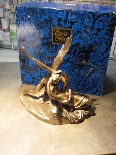 Cupid and psyche bronze - and,